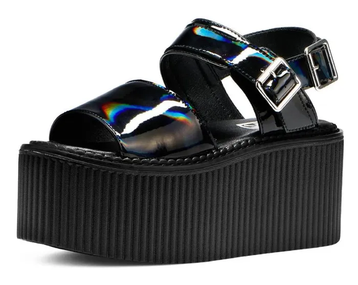 Black Rainbow Haze Strato Sandal Women TUK Shoes Sandals