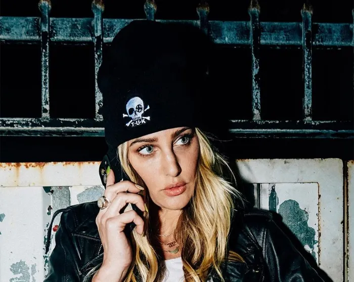 Black Skull Embroidery Beanie Adult TUK Shoes Apparel Black Skull Embroidery Beanie Adult TUK Shoes Apparel