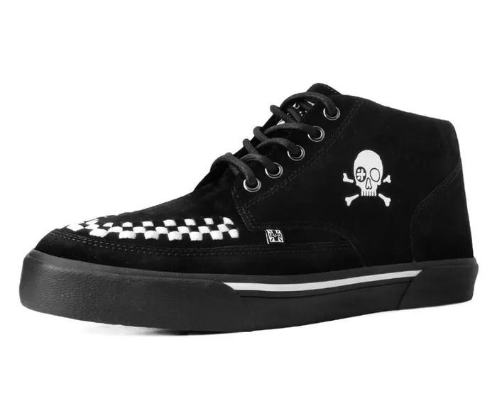 Black Suede 5Eye Pirate Sneaker Women TUK Shoes Sneakers