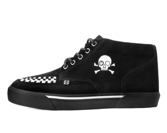Black Suede 5Eye Pirate Sneaker Women TUK Shoes Sneakers