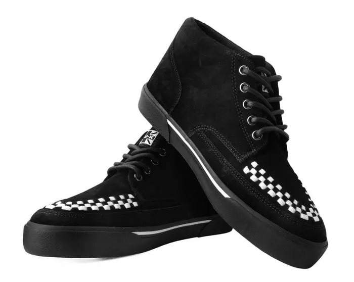 Black Suede 5Eye Pirate Sneaker Women TUK Shoes Sneakers