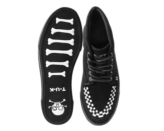 Black Suede 5Eye Pirate Sneaker Women TUK Shoes Sneakers