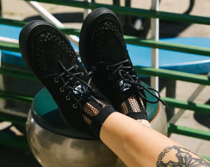 Black Suede 5Eye Sneaker Women TUK Shoes Sneakers Black Suede 5Eye Sneaker Women TUK Shoes Sneakers