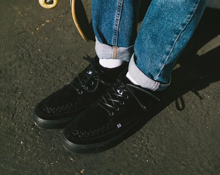 Black Suede 5Eye Sneaker Women TUK Shoes Sneakers Black Suede 5Eye Sneaker Women TUK Shoes Sneakers