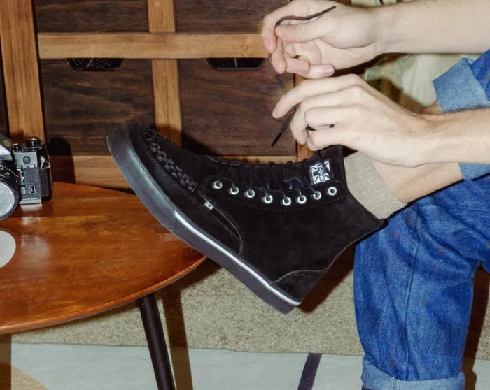 Black Suede 8Eye Sneaker Boot Women TUK Shoes Sneakers Black Suede 8Eye Sneaker Boot Women TUK Shoes Sneakers