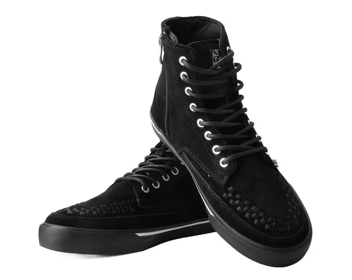Black Suede 8Eye Sneaker Boot Women TUK Shoes Sneakers Black Suede 8Eye Sneaker Boot Women TUK Shoes Sneakers
