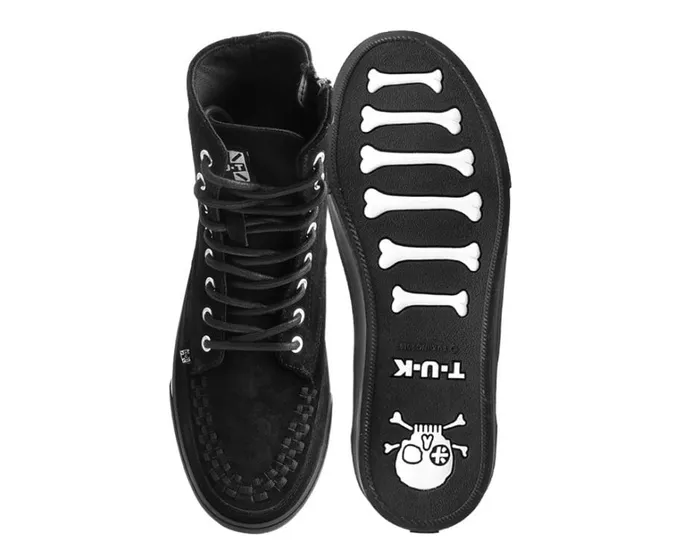 Black Suede 8Eye Sneaker Boot Women TUK Shoes Sneakers Black Suede 8Eye Sneaker Boot Women TUK Shoes Sneakers