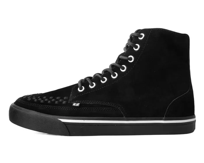 Black Suede 8Eye Sneaker Boot Women TUK Shoes Sneakers Black Suede 8Eye Sneaker Boot Women TUK Shoes Sneakers