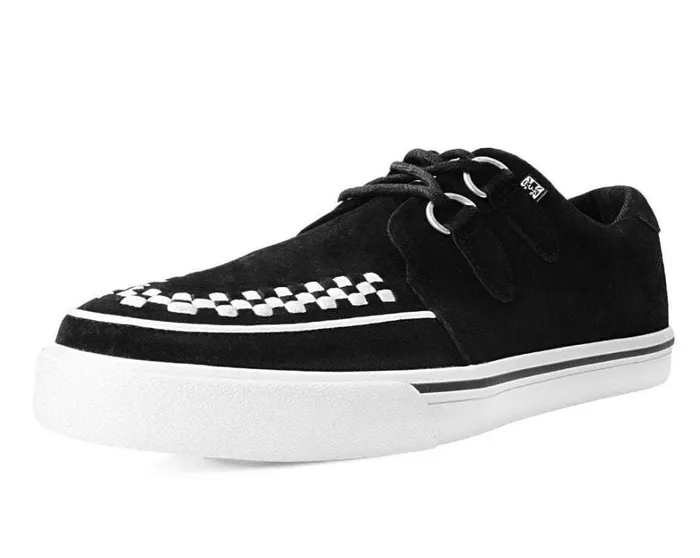Black Suede DRing Interlace Sneaker Men TUK Shoes Sneakers