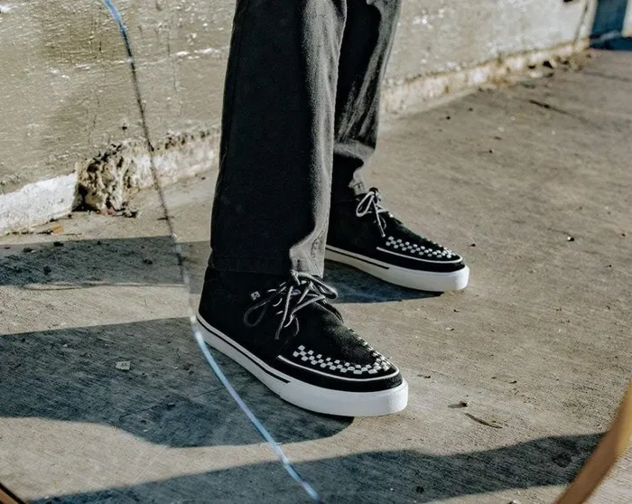Black Suede DRing Interlace Sneaker Men TUK Shoes Sneakers Black Suede DRing Interlace Sneaker Men TUK Shoes Sneakers