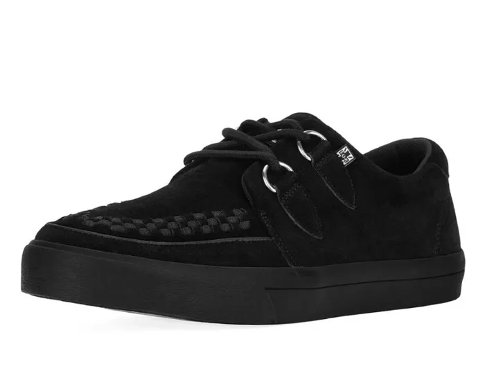 Black Suede DRing Sneaker Women TUK Shoes Sneakers