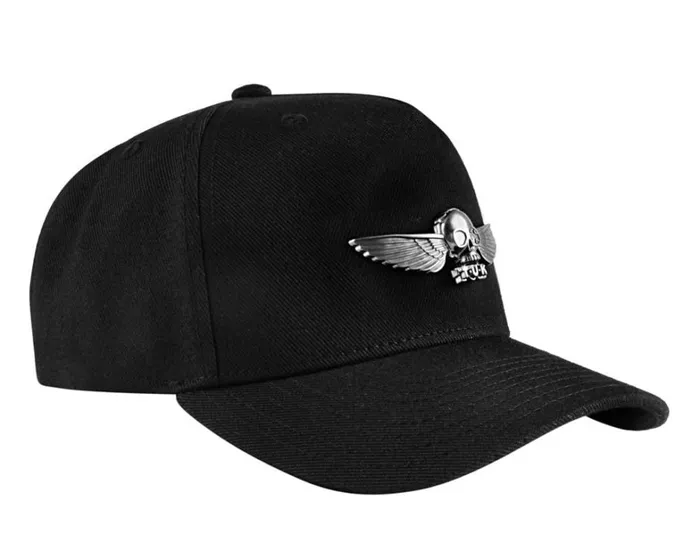 Black TUK Wing Pin Dad Hat Adult TUK Shoes Stickers Pins Patches Totes