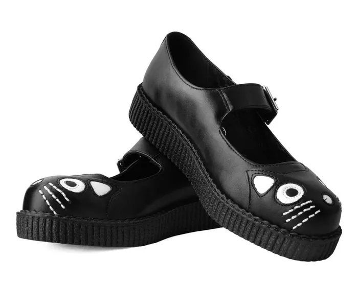 Black TUKskin Kitty Viva Low Mary Jane Women TUK Shoes Kitty Styles Black TUKskin Kitty Viva Low Mary Jane Women TUK Shoes Kitty Styles