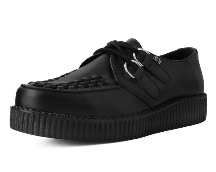Black TUKskin Vegan Viva Low Sole Creepers Men TUK Shoes Vegan