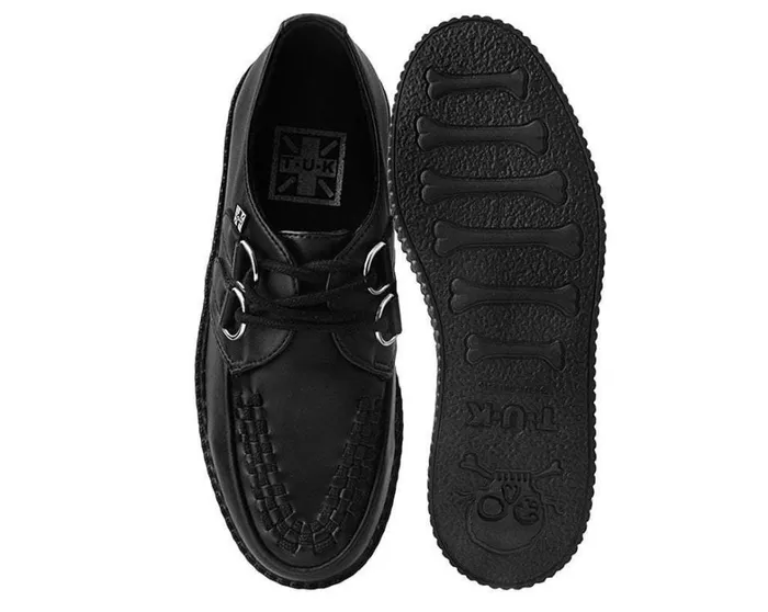 Black TUKskin Vegan Viva Low Sole Creepers Men TUK Shoes Vegan Black TUKskin Vegan Viva Low Sole Creepers Men TUK Shoes Vegan