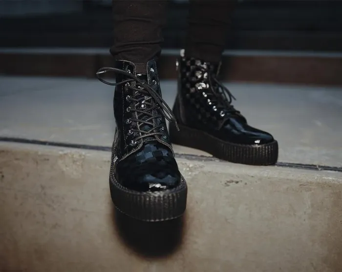 Black TUKskin Vegan Viva Mondo Boots Men TUK Shoes Boots Black TUKskin Vegan Viva Mondo Boots Men TUK Shoes Boots