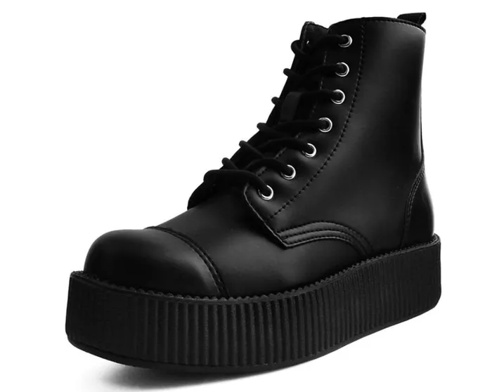 Black TUKskin Vegan Viva Mondo Boots Women TUK Shoes Boots