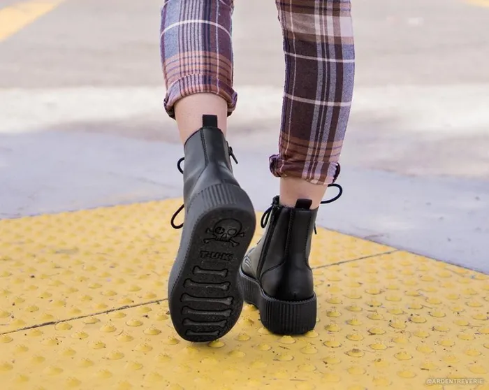 Black TUKskin Vegan Viva Mondo Boots Women TUK Shoes Boots Black TUKskin Vegan Viva Mondo Boots Women TUK Shoes Boots