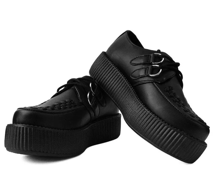 Black TUKskin Vegan Viva Mondo Creepers Men TUK Shoes Vegan Black TUKskin Vegan Viva Mondo Creepers Men TUK Shoes Vegan