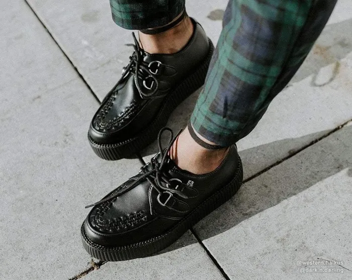 Black TUKskin Vegan Viva Mondo Creepers Men TUK Shoes Vegan Black TUKskin Vegan Viva Mondo Creepers Men TUK Shoes Vegan