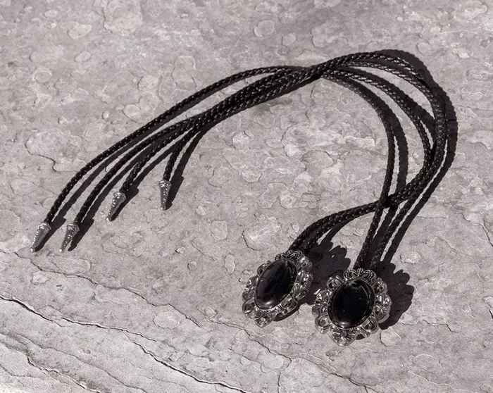 Black Victorian Bolo Shoe Tie Adult TUK Shoes Shoe Laces Black Victorian Bolo Shoe Tie Adult TUK Shoes Shoe Laces