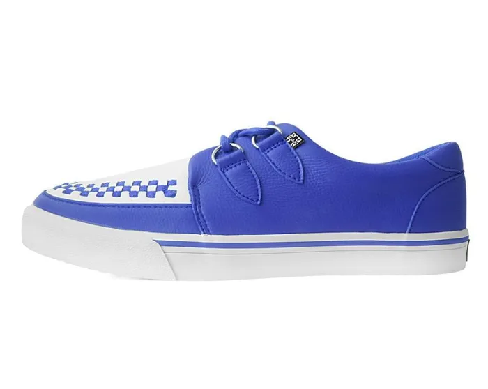 Blue and White 2Ring Creeper Sneaker Women TUK Shoes Vegan Blue and White 2Ring Creeper Sneaker Women TUK Shoes Vegan