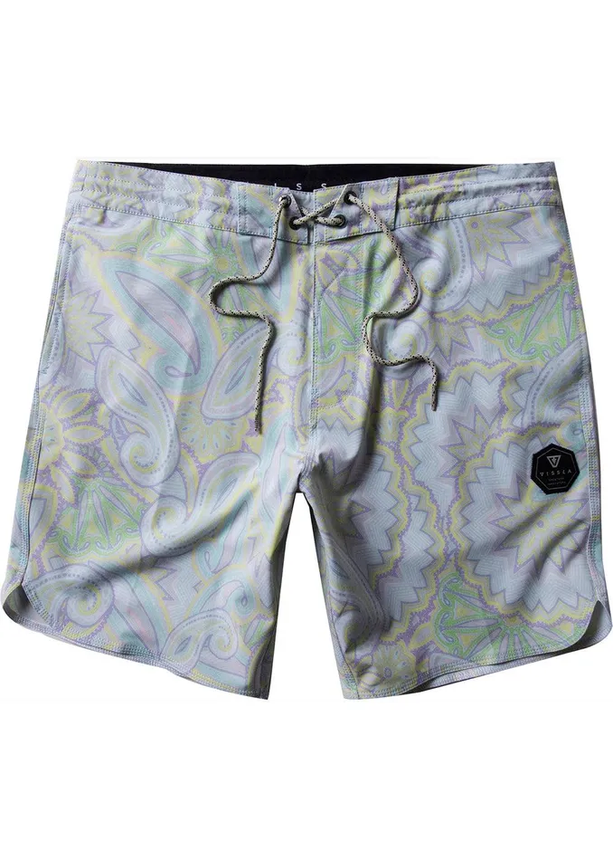 Boardshorts Men Vissla Hazy Paisley 175034 Boardshort Multi