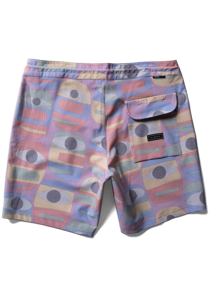 Boardshorts Men Vissla Minds Eye 175034 Boardshort Dusty Rose
