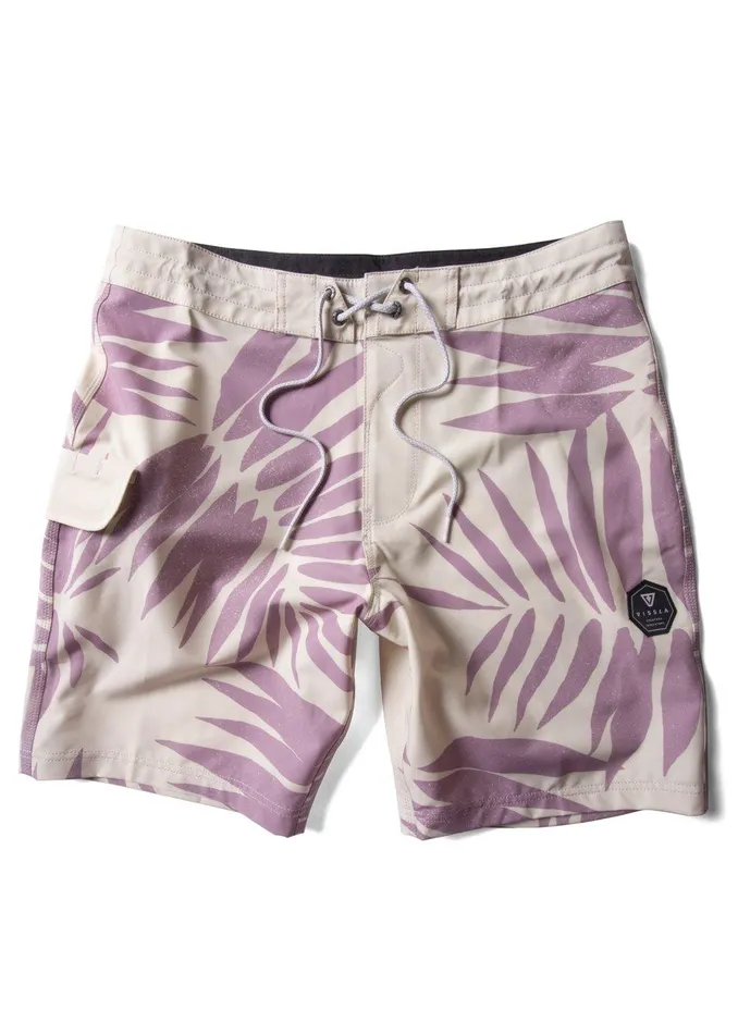 Boardshorts Men Vissla Palm Grande 185034 Boardshort Dusty Rose