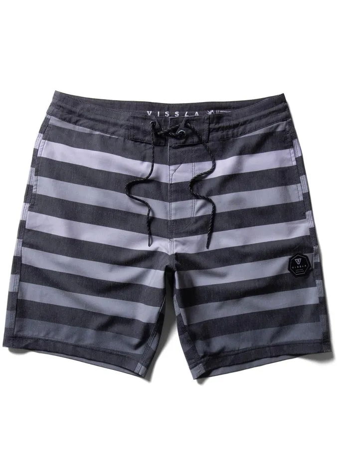 Boardshorts Men Vissla Parallels 185034 Boardshort Black