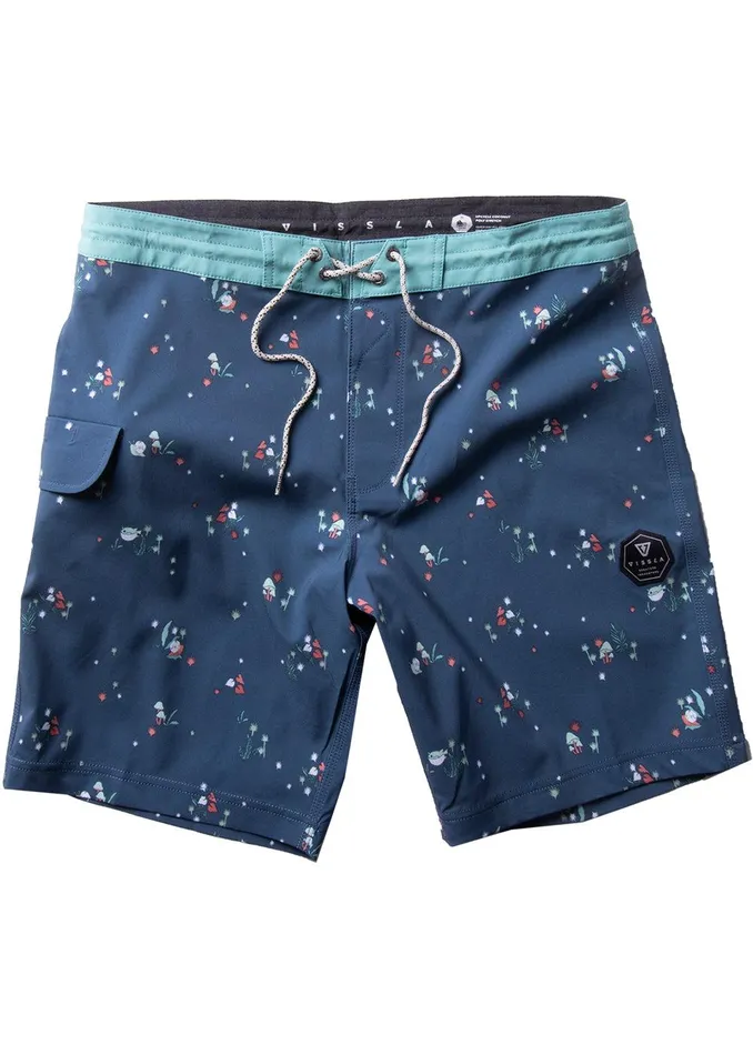 Boardshorts Men Vissla Slow Rider 185034 Boardshort Dark Denim