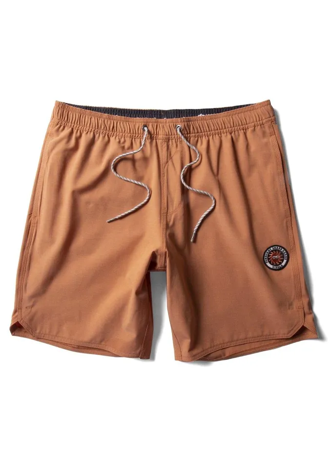 Boardshorts Men Vissla Solid Sets 175034 Ecolastic Guava