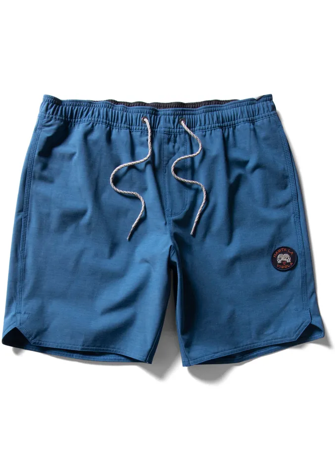 Boardshorts Men Vissla Solid Sets 175034 Ecolastic Ocean Blue