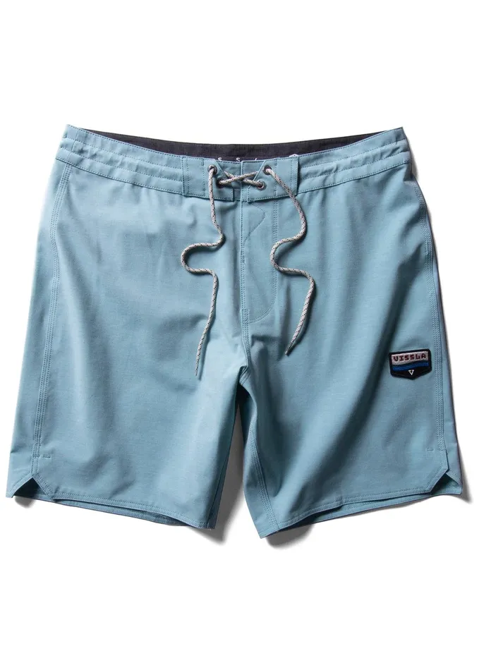 Boardshorts Men Vissla Solid Sets 185034 Boardshort Aqua