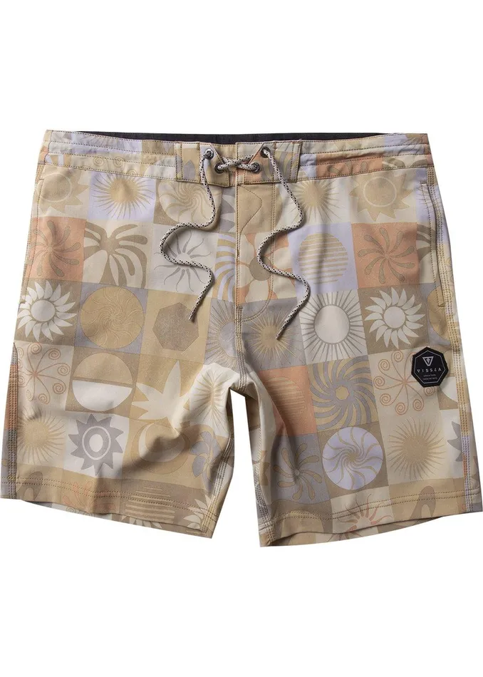 Boardshorts Men Vissla Sun Dialed 175034 Boardshort Gold Coral