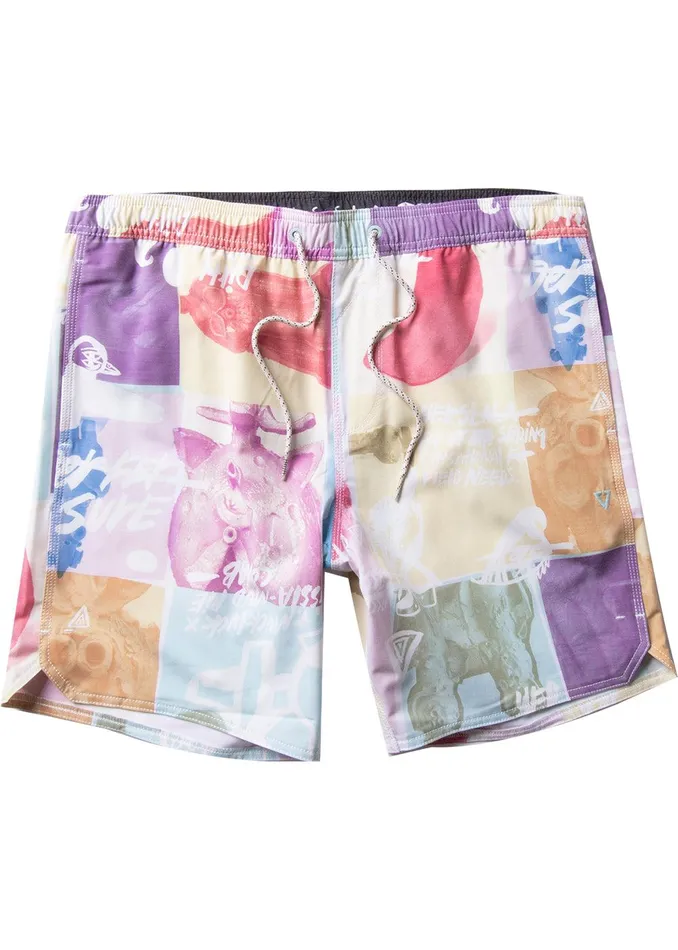 Boardshorts Men Vissla Tc Mud Flappers 165034 Ecolastic Boardshort Multi