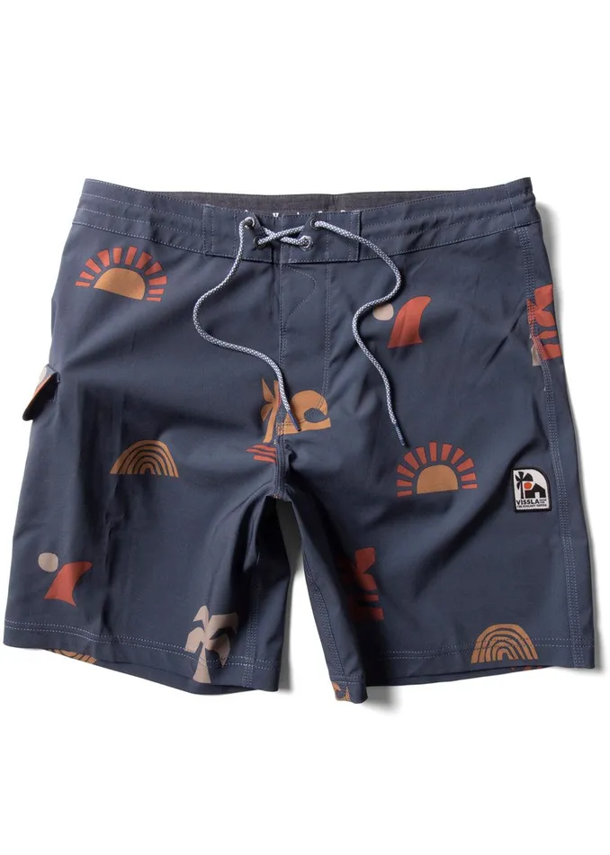 Boardshorts Men Vissla The Ecology Center Surf Farm 175034 Boardshort Midnight