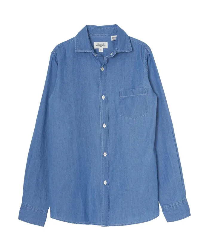 Boys Hartford Clothing Summer Denim Paul Kids Shirt