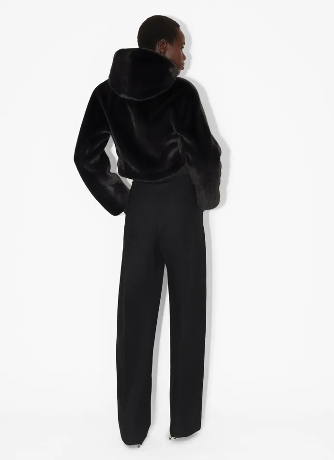 Brown Hooded Bolero Jacket Women Alaa Coats and Jackets Brown Hooded Bolero Jacket Women Alaa Coats and Jackets