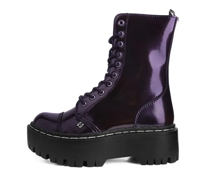 Burgundy RubOff 10Eye Double Decker Boot Men TUK Shoes Boots Burgundy RubOff 10Eye Double Decker Boot Men TUK Shoes Boots