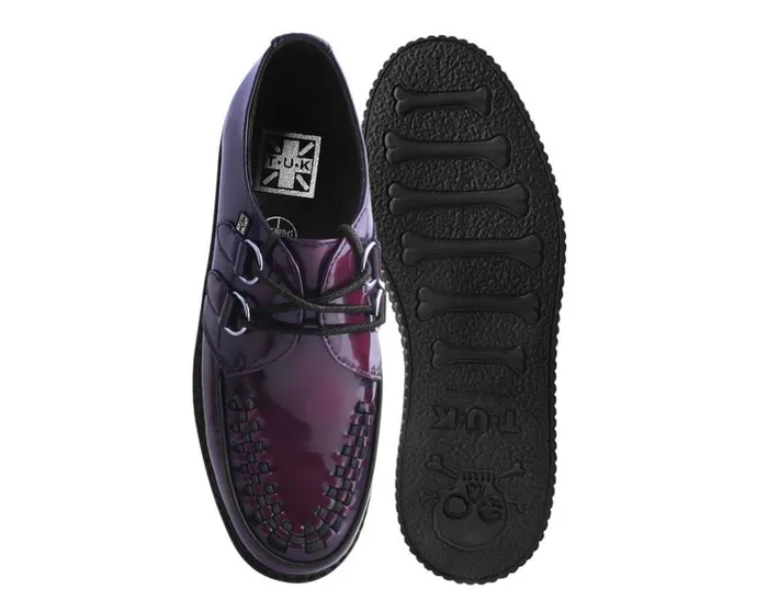 Burgundy RubOff TUKskin Viva Low Creeper Men TUK Shoes Vegan Burgundy RubOff TUKskin Viva Low Creeper Men TUK Shoes Vegan