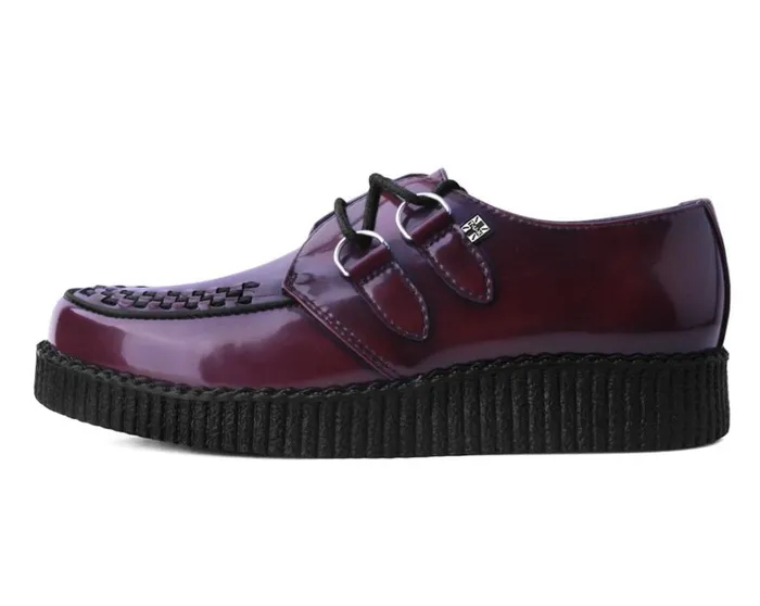 Burgundy RubOff TUKskin Viva Low Creeper Men TUK Shoes Vegan Burgundy RubOff TUKskin Viva Low Creeper Men TUK Shoes Vegan