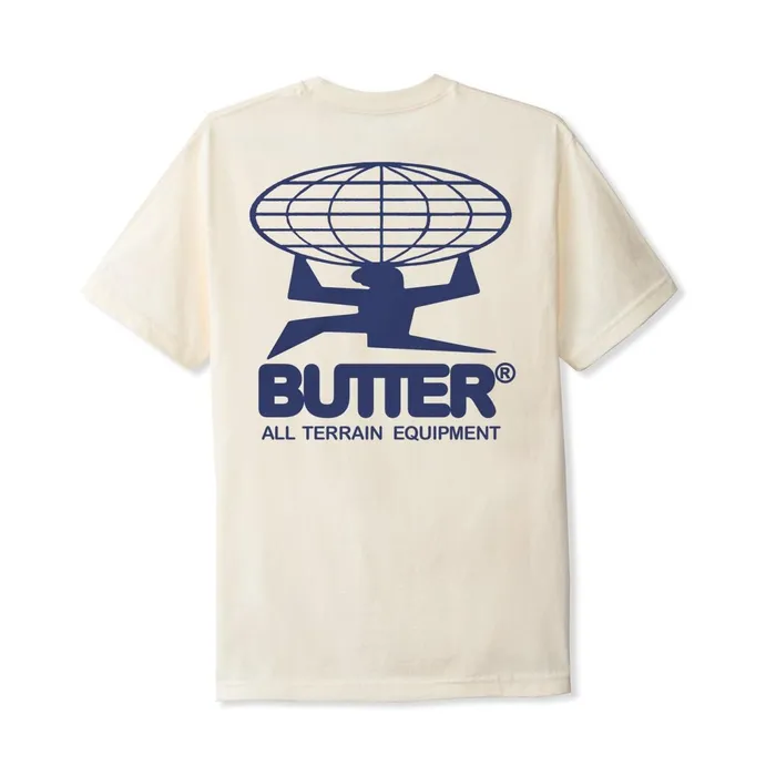 Butter Goods All Terrain Tee Natural Men TShirts Butter Goods All Terrain Tee Natural Men TShirts