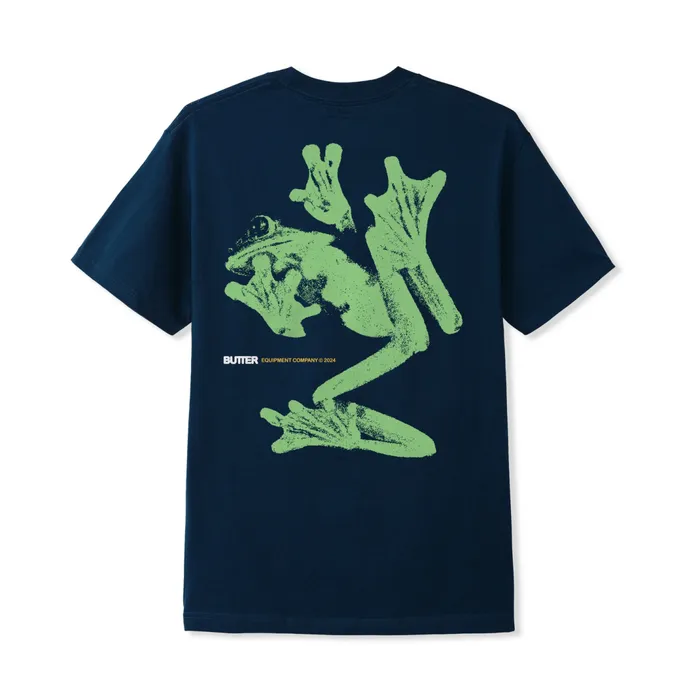 Butter Goods Amphibian Tee Navy Men TShirts Butter Goods Amphibian Tee Navy Men TShirts