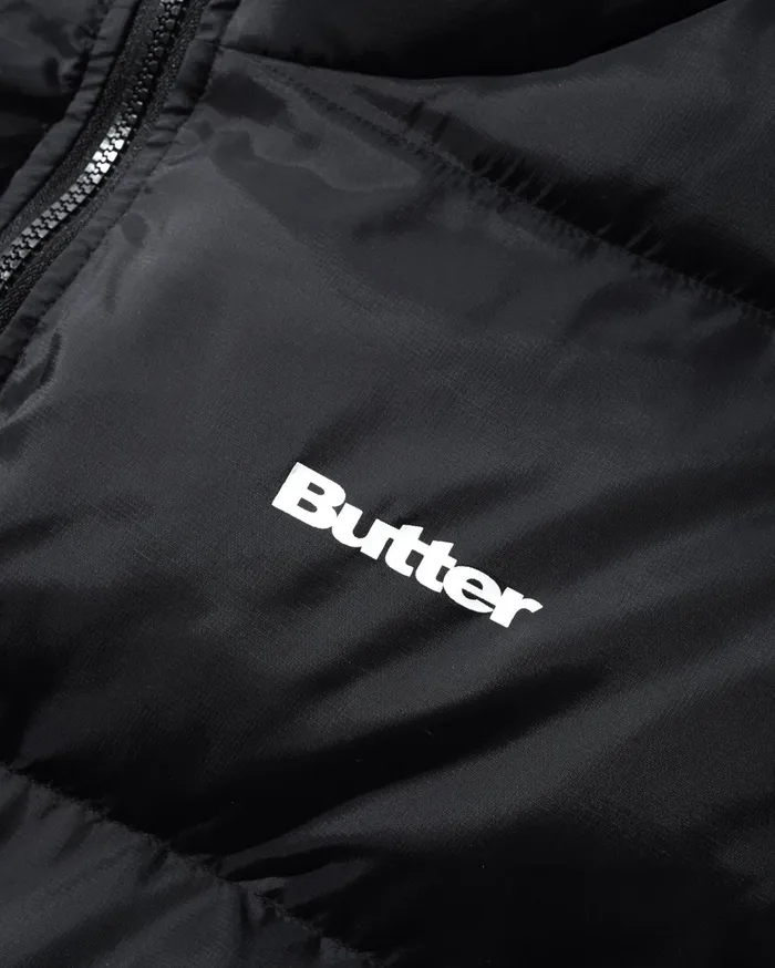 Butter Goods Base Puffer Jacket Black Men Jackets