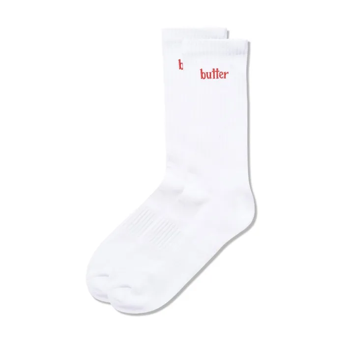 Butter Goods Basic Socks White Men Accessories