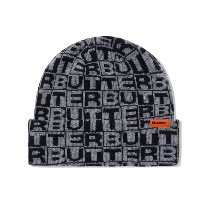 Butter Goods Beanies Men Tiles Beanie Black