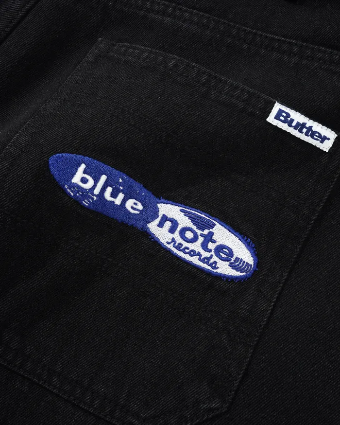 Butter Goods Blue Note Pleated Denim Shorts Washed Black Men Shorts Butter Goods Blue Note Pleated Denim Shorts Washed Black Men Shorts