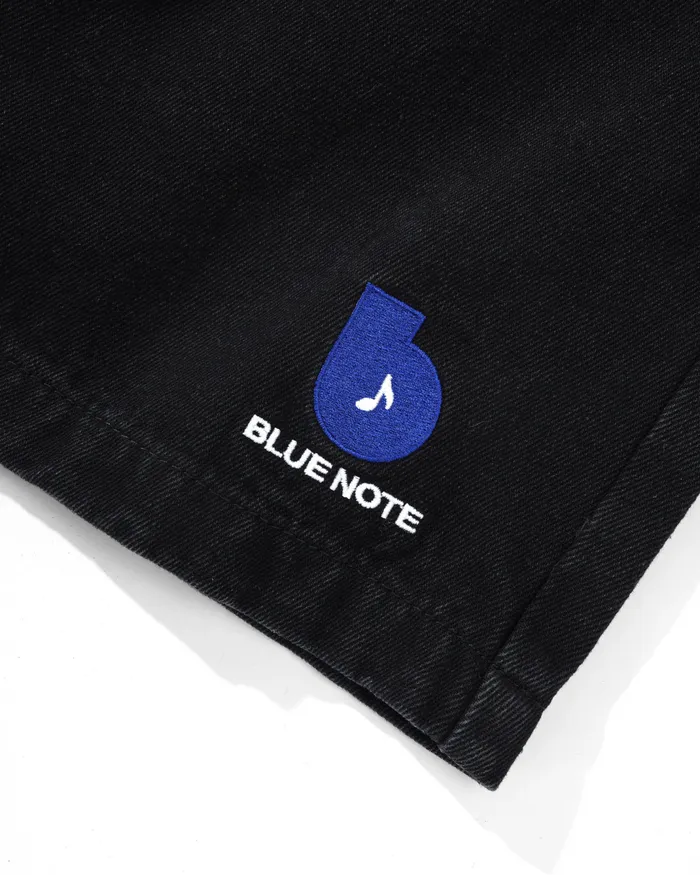 Butter Goods Blue Note Pleated Denim Shorts Washed Black Men Shorts Butter Goods Blue Note Pleated Denim Shorts Washed Black Men Shorts