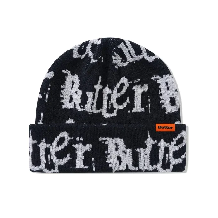 Butter Goods Breakdown Beanie Black Men Beanies